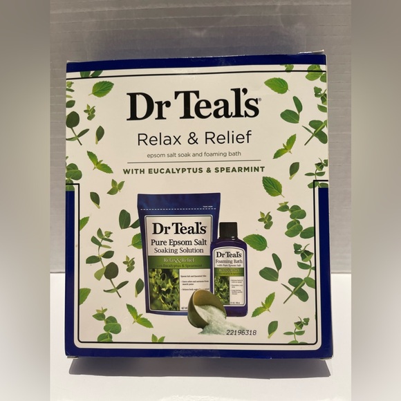 Dr. Teal’s Eucalyptus & Spearmint Relax & Relief Gift Set. Brand New - Picture 2 of 4